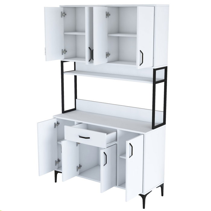 Hanah Home Armario Multiusos Blanco 120x198,6x40 cm